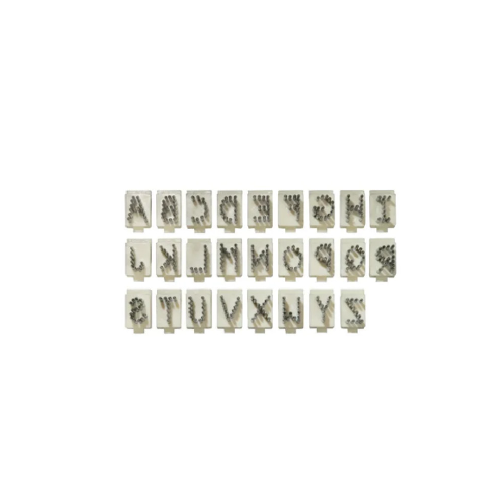 JUEGO DE LETRAS DE A a la Z (5/16")