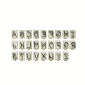 JUEGO DE LETRA DE A a la Z (3/8")