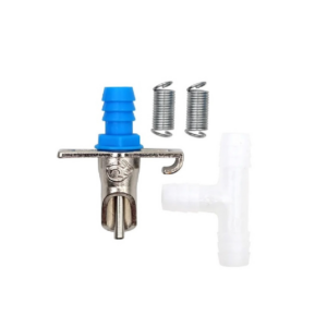 BEBEDERO AUTOMÁTICO CONEJO/CUY PVC Y ALUMINIO